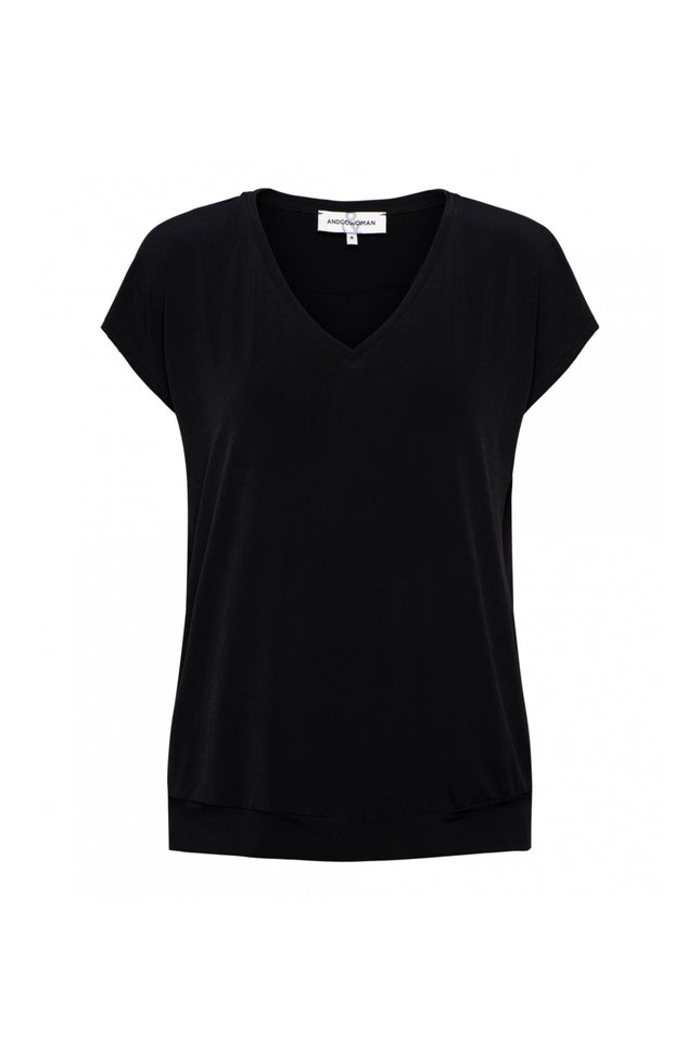 &Co woman Top Lucia Black TO280 Stretchshop.nl