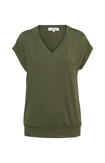 &Co woman Top Lucia Olive TO280 Stretchshop.nl