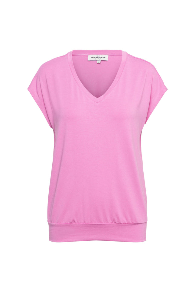 &Co woman Top Lucia Pink TO280 Stretchshop.nl