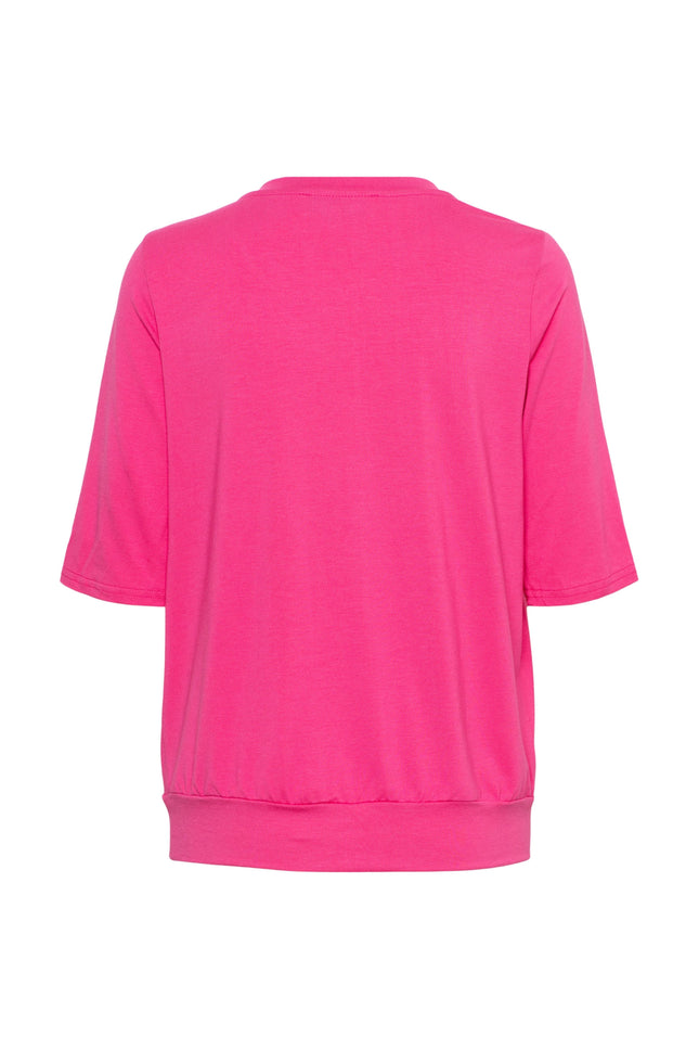 &Co woman Top Lucille Bright Pink TO279 Stretchshop.nl