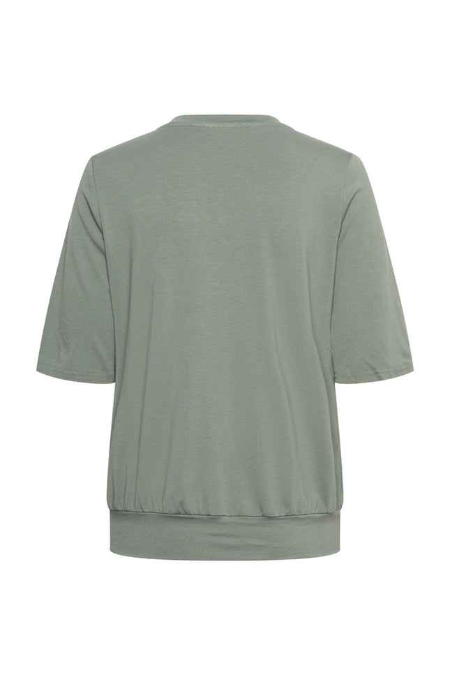 &Co woman Top Lucille Khaki TO279 Stretchshop.nl