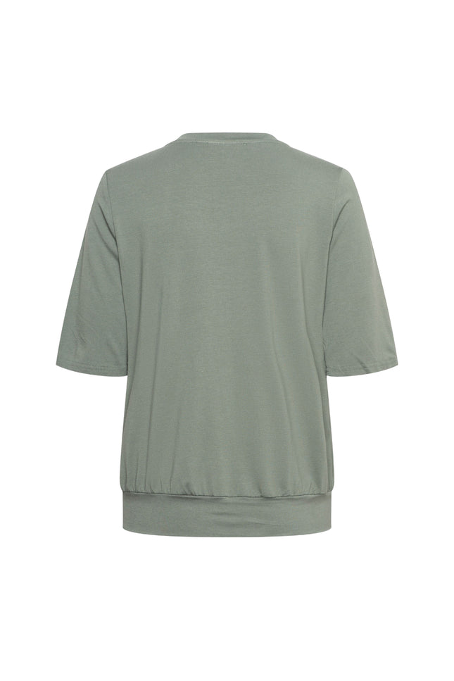 &Co woman Top Lucille Khaki TO279 Stretchshop.nl