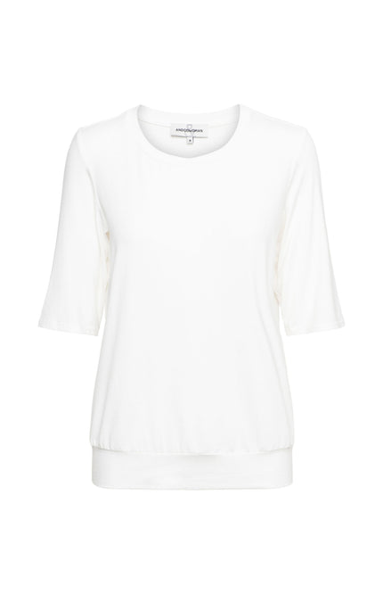 &Co woman Top Lucille Off White TO279 Stretchshop.nl
