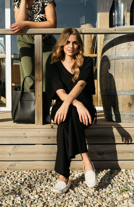 &Co woman Top Misha Black TO284 Stretchshop.nl