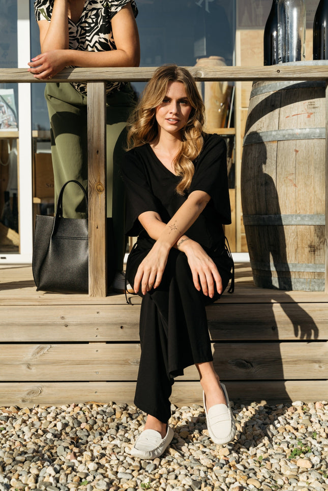 &Co woman Top Misha Black TO284 Stretchshop.nl