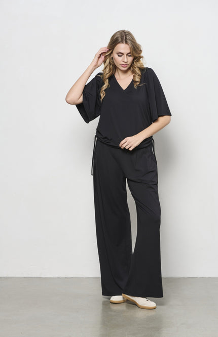 &Co woman Top Misha Black TO284 Stretchshop.nl