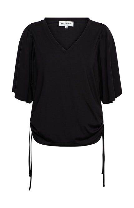 &Co woman Top Misha Black TO284 Stretchshop.nl