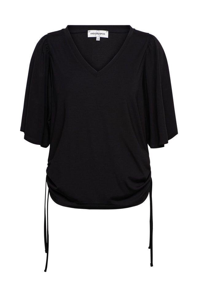 &Co woman Top Misha Black TO284 Stretchshop.nl