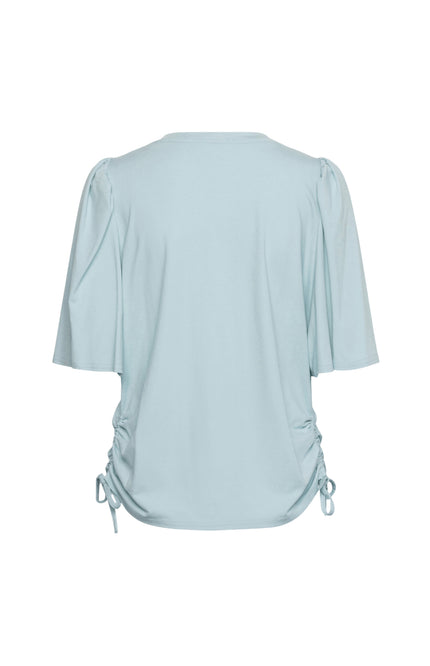 &Co woman Top Misha Pastel Turquoise TO291 Stretchshop.nl