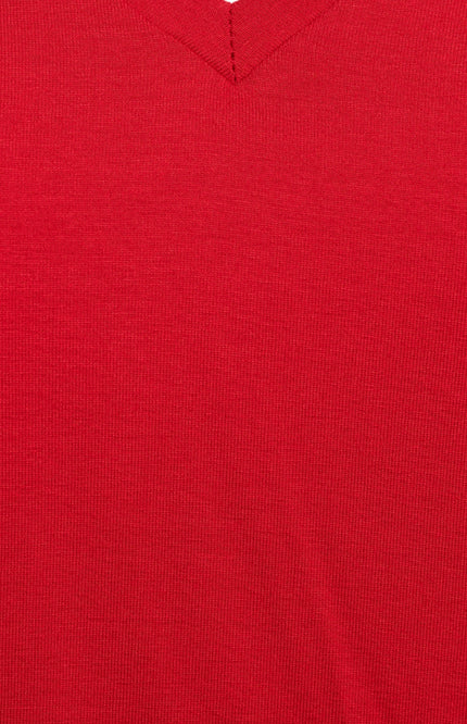 &Co woman Top Misha Stone Red TO291 Stretchshop.nl