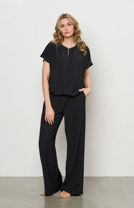 &Co woman Top Nola Black BL371 Stretchshop.nl
