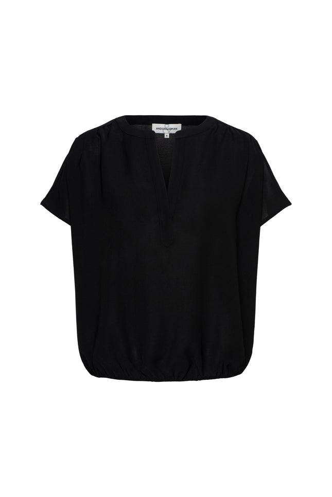 &Co woman Top Nola Black BL371 Stretchshop.nl