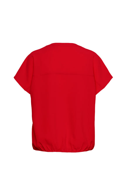 &Co woman Top Nola Stone Red BL371 Stretchshop.nl