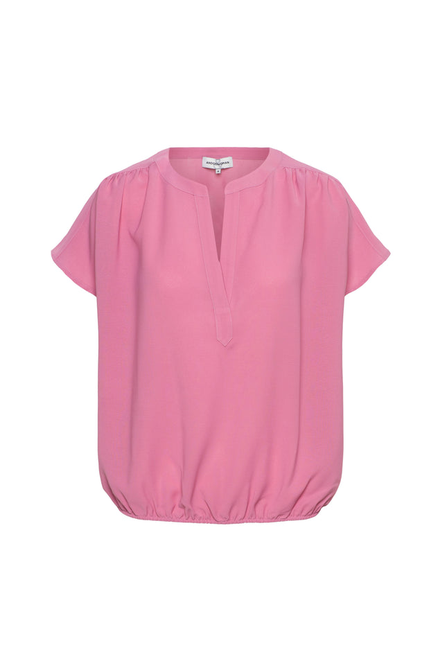 &Co woman Top Nola Vintage Pink BL371 Stretchshop.nl