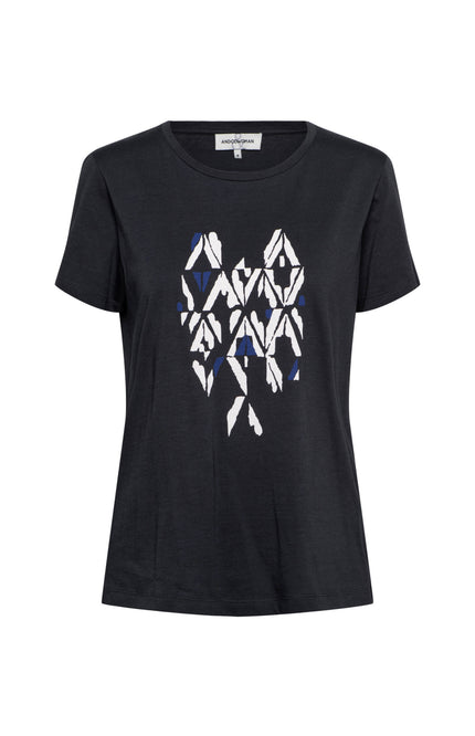 &Co woman Top Sadea Navy TS272 Stretchshop.nl