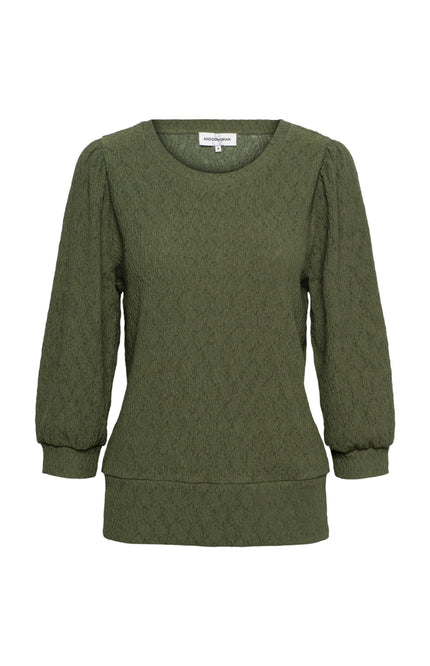 &Co woman Top Tyler Olive TO282 Stretchshop.nl