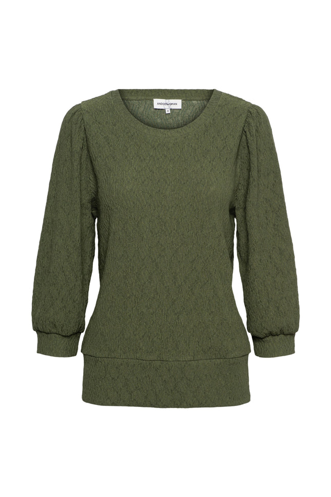 &Co woman Top Tyler Olive TO282 Stretchshop.nl