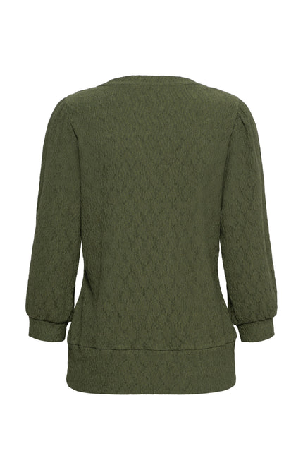 &Co woman Top Tyler Olive TO282 Stretchshop.nl