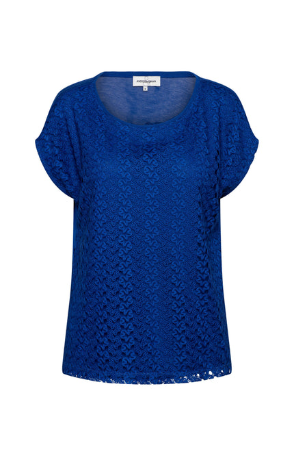 &Co woman Top Varena Cobalt TO307 Stretchshop.nl