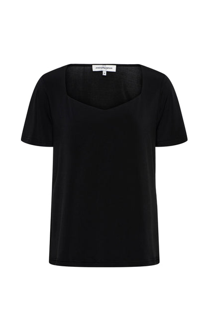 &Co woman Top Varia Black TO301 Stretchshop.nl