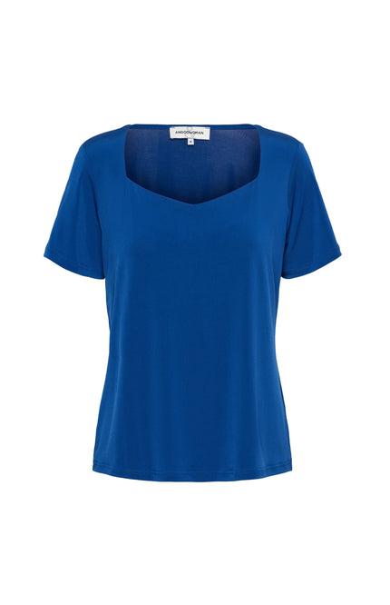 &Co woman Top Varia Cobalt TO301 Stretchshop.nl