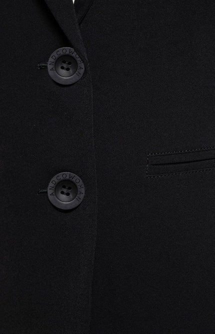 &Co woman Travel blazer phileine zwart Stretchshop.nl