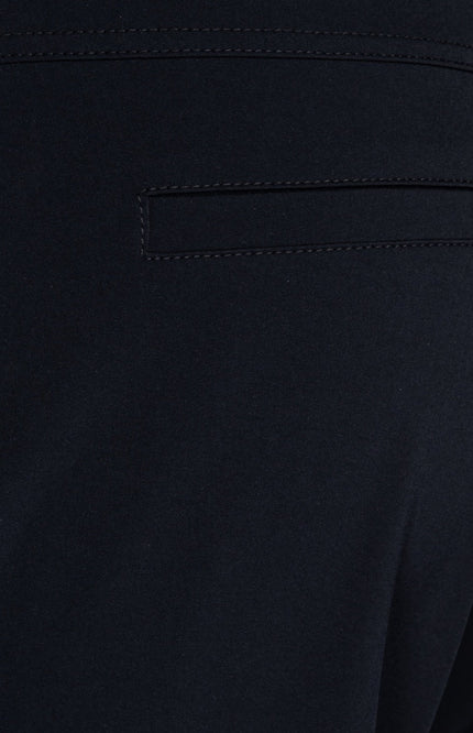 &Co woman Travel broek capri phoenix navy Stretchshop.nl