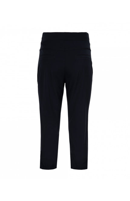 &Co woman Travel broek capri phoenix navy Stretchshop.nl