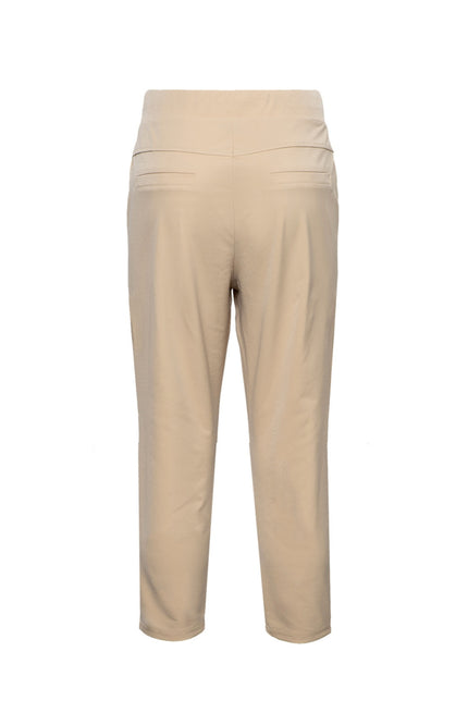 &Co woman Travel Broek Capri Phoenix Sand Stretchshop.nl
