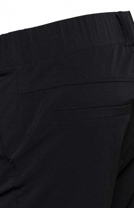 &Co woman Travel broek penelope flare zwart Stretchshop.nl