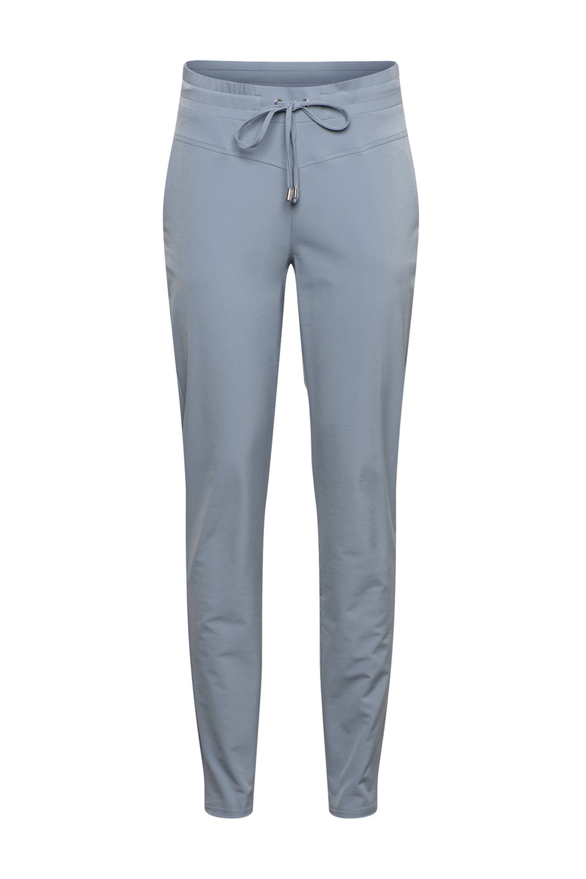 Luxe reisbroek Penny Slate van &Co woman, comfortabel en stijlvol, met een moderne pasvorm en praktische details.