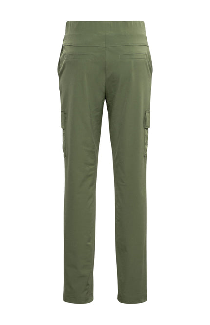 &Co woman Travel Broek Pricilla Olive PA355 Stretchshop.nl