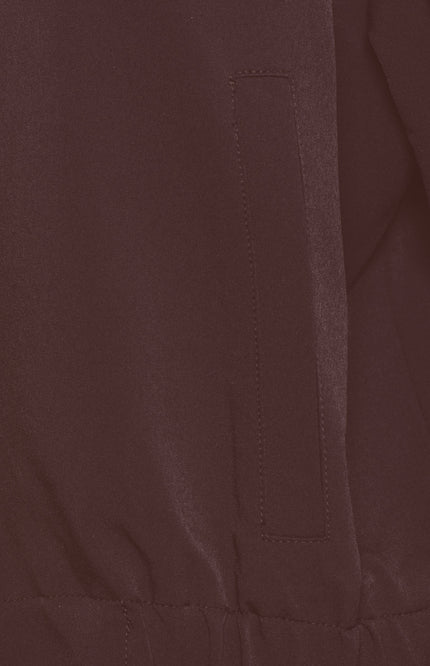 &Co woman Travel Jacket Paloma Chocolate JA133 Stretchshop.nl