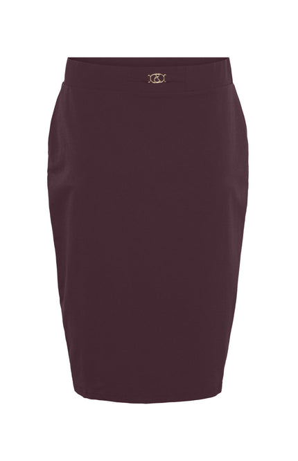 &Co woman Travel Rok Peach Aubergine SK174 Stretchshop.nl
