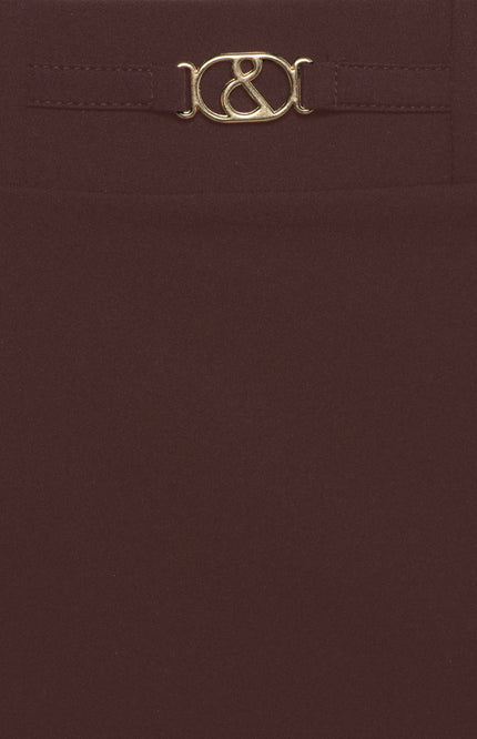 &Co woman Travel Rok Peach Chocolate SK174 Stretchshop.nl