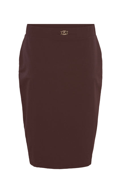 &Co woman Travel Rok Peach Chocolate SK174 Stretchshop.nl