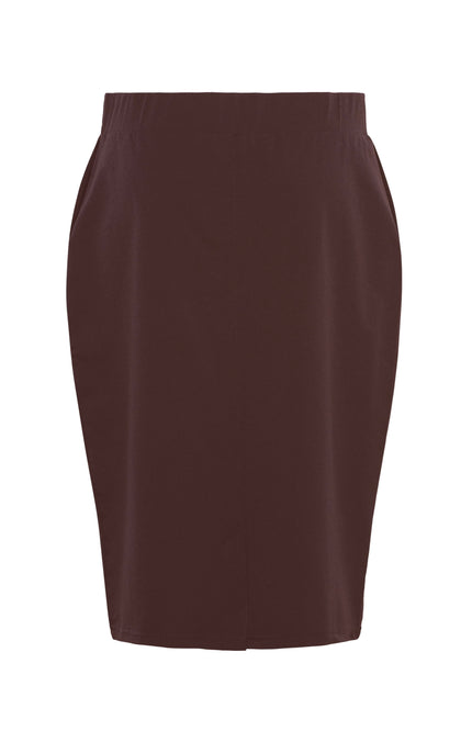 &Co woman Travel Rok Peach Chocolate SK174 Stretchshop.nl