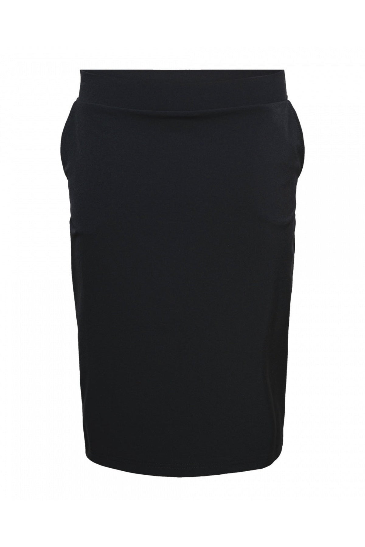Navy blauwe reisrok Pilar van &Co woman, zachte stof, stijlvolle pasvorm, geschikt voor reizen en casual gelegenheden