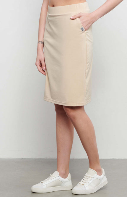 &Co woman Travel rok pilar sand SK101-1 Stretchshop.nl