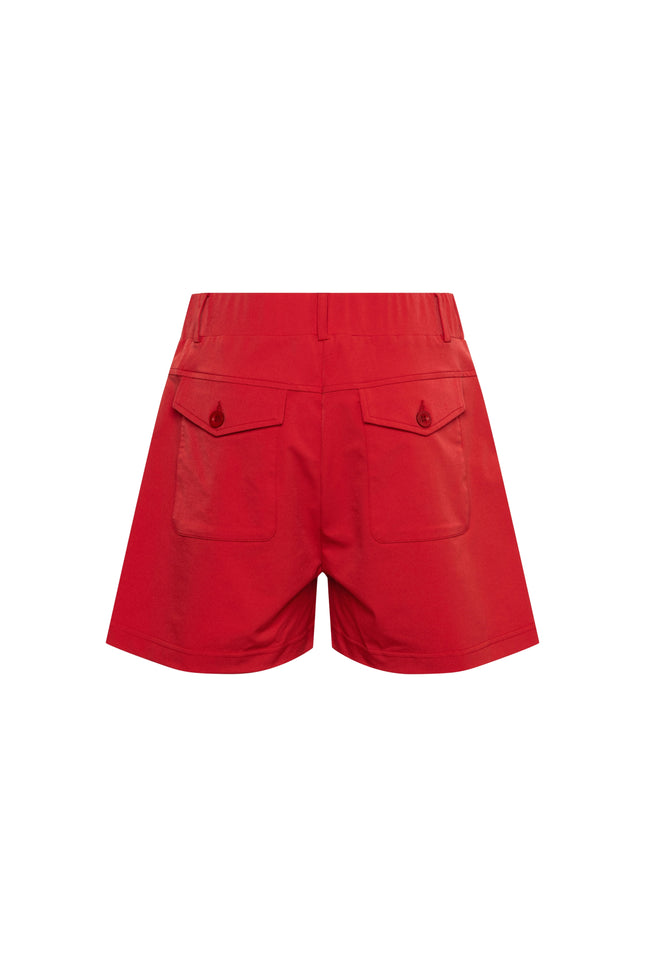 &Co woman Travel Short Posie Stone Red PA361 Stretchshop.nl