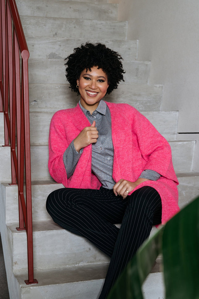 &Co woman Vest berlin pink CA108 Stretchshop.nl