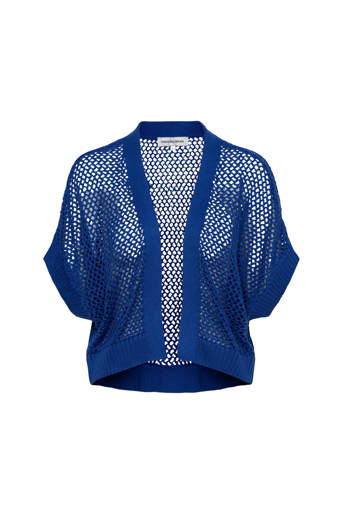 Lichte blauwe vest voor dames van &Co woman, model Beth Cobalt, met een comfortabele pasvorm en stijlvolle uitstraling.