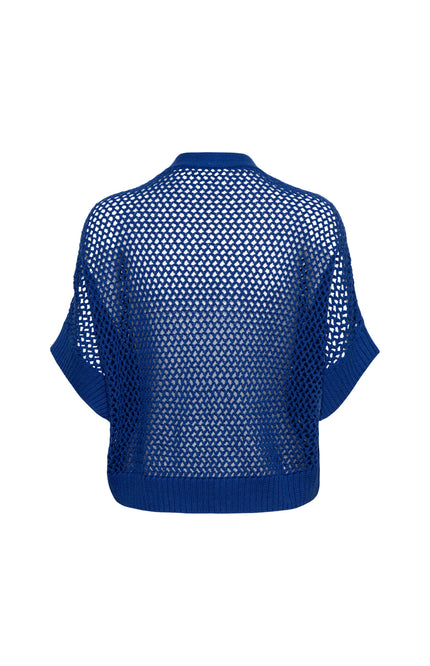 &Co woman Vest Beth Cobalt CA119 Stretchshop.nl
