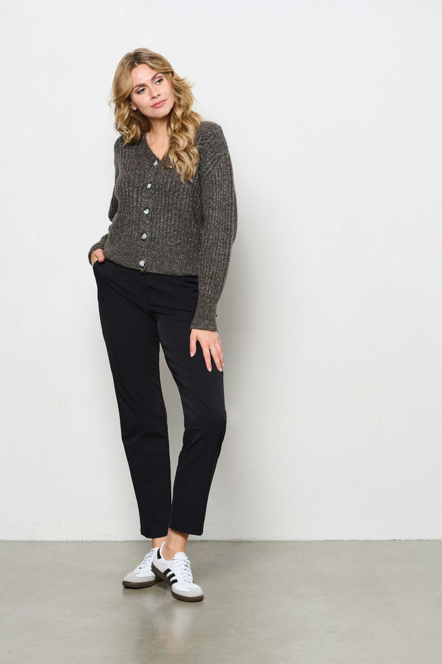 &Co woman Vest bregje grey CA111 Stretchshop.nl