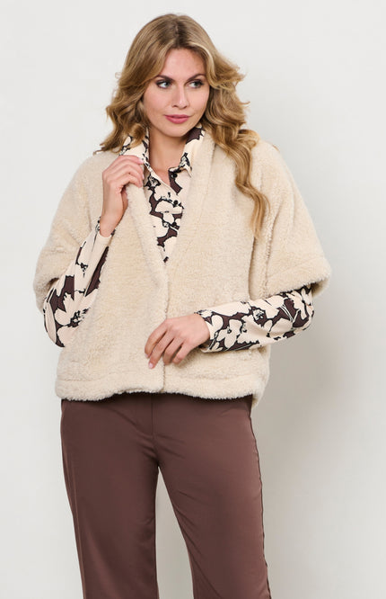 &Co woman Vest Carly Beige GL113 Stretchshop.nl