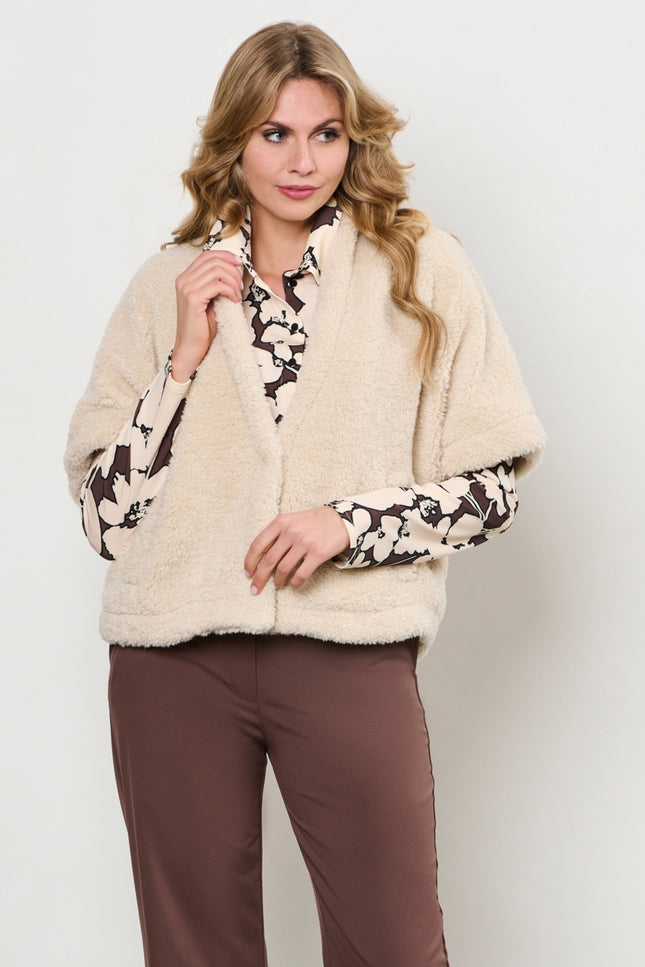&Co woman Vest Carly Beige GL113 Stretchshop.nl