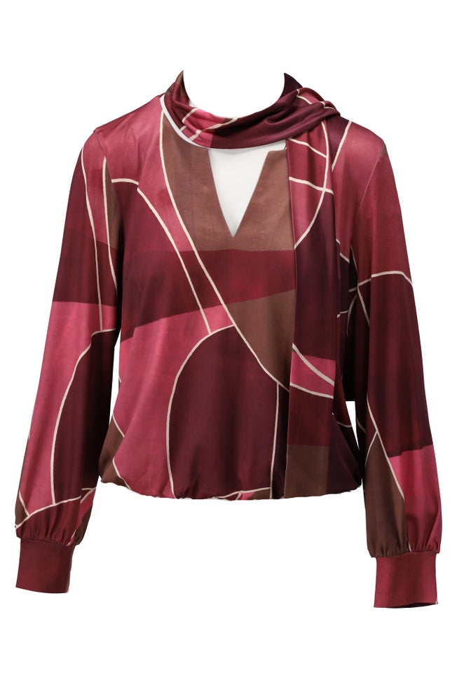 Top Sjaaltje Met Print D307-P165