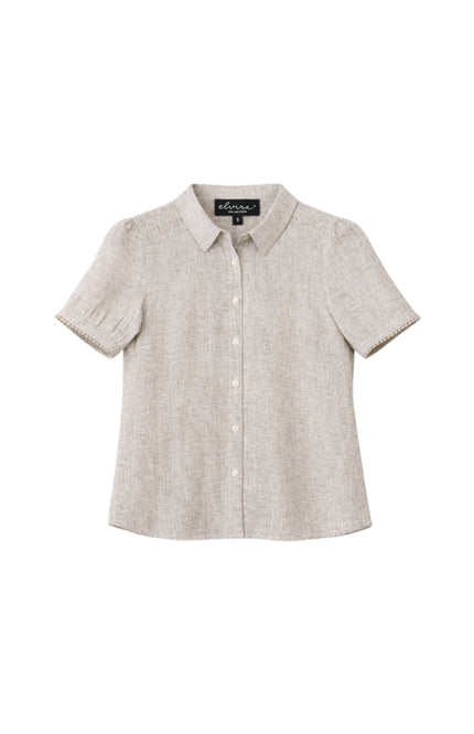 Elvira Casuals Blouse Frederique Creme Stretchshop.nl