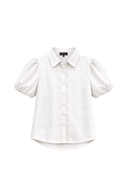 Elvira Casuals Blouse Katy Offwhite Stretchshop.nl