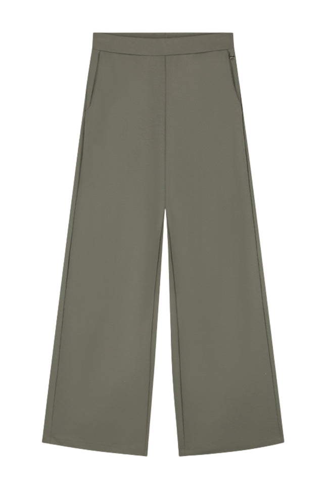 Elvira Casuals Broek Izzy Khaki Stretchshop.nl